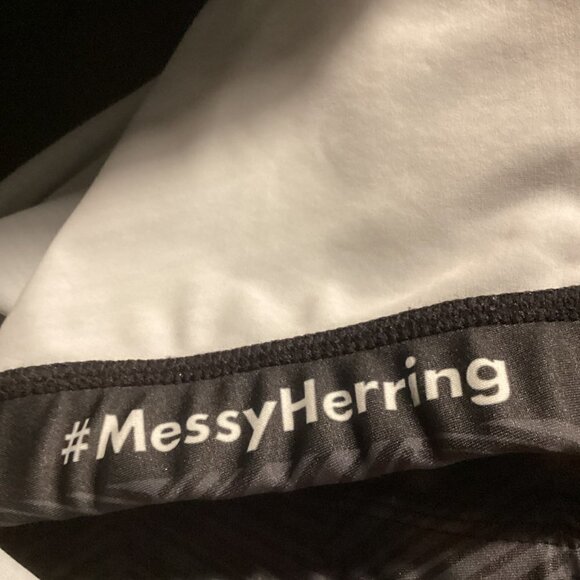 Bombsheller "Messy Herring" Ankle Leggings Herringbone Pattern Women's Sz Small - Picture 6 of 8